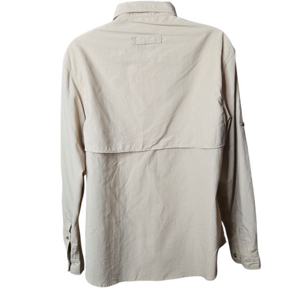 L.L. Bean Womens Tropicwear Fishing Shirt Size XL Hiking Camping Outdoors SPF - Picture 8 of 11